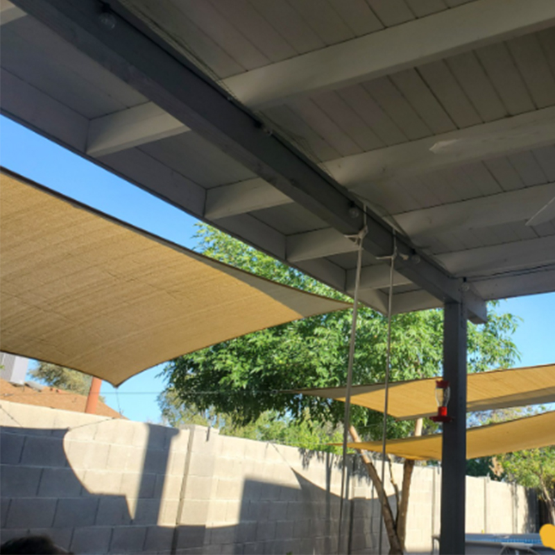 Jak nainstalovat síť proti slunci